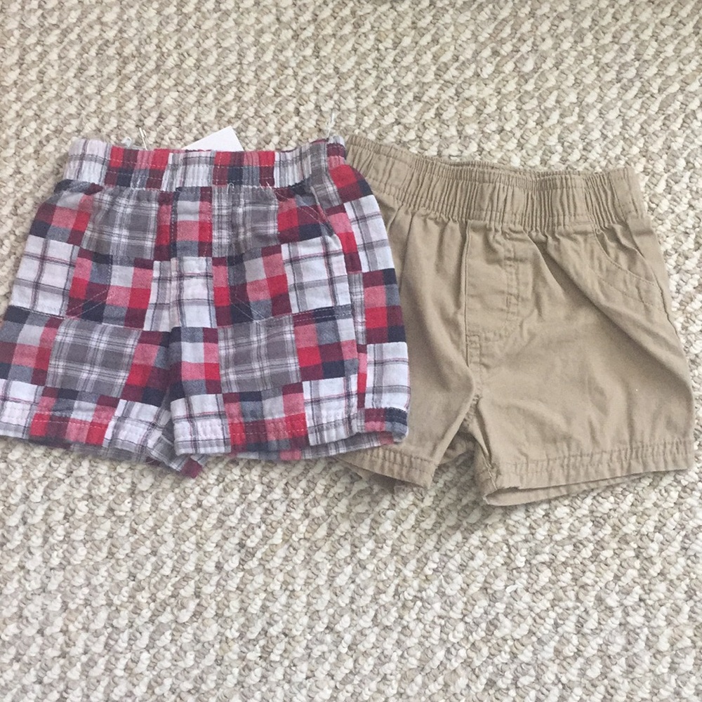 2 pair of baby boy shorts